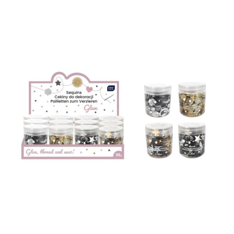 Interdruk Cekiny GLAM 30G mix 30g Interdruk
