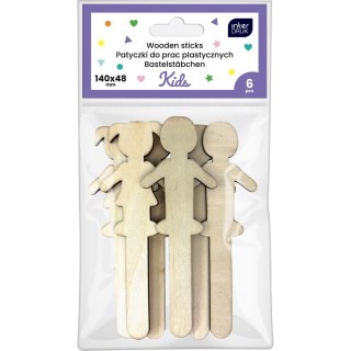Interdruk Patyczki KIDS do prac plastycznych Interdruk (6 szt zest)
