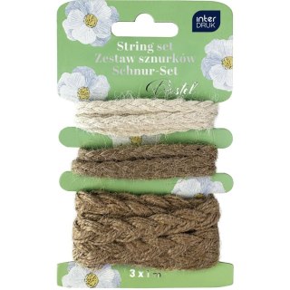 Interdruk Sznurek pastel 3X1M Interdruk (dekoracyjnych)