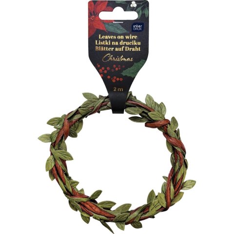 Interdruk Wstążka CHRISTMASx2 [mm x m] zielony jasny Interdruk