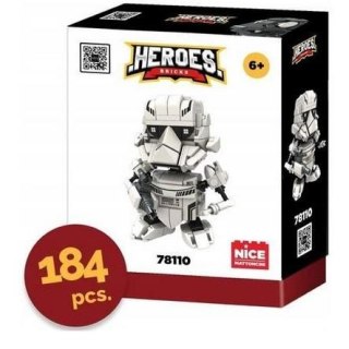 Nice Group Klocki konstrukcyjne Heroes! White Soldier 184 el Nice Group (1109)