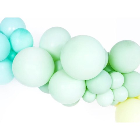 Partydeco Balon gumowy pastelowy 100 szt Kiwi 12cal Partydeco (12P-452)
