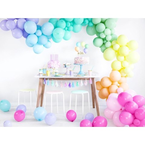 Partydeco Balon gumowy pastelowy 100 szt Kiwi 12cal Partydeco (12P-452)