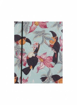 Penmate Teczka kartonowa na gumkę TUKAN T0123 A5 łamana z gumką A5 mix Penmate (TT9264)