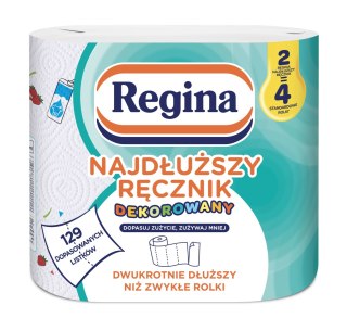 Regina Ręcznik rolka nadruk 2 szt 100% celuloza Regina