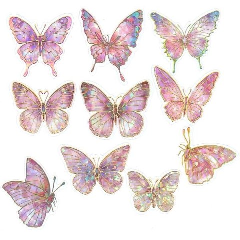 Titanum Naklejka (nalepka) Craft-Fun Series Motyle różowe Naklejki foliowe Titanum (25CR002)