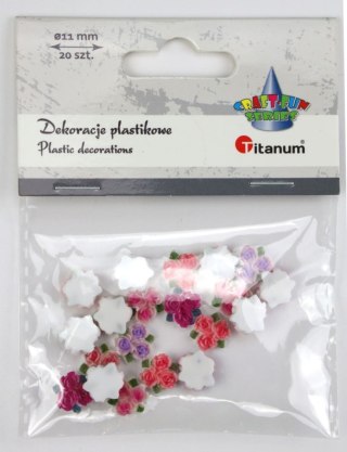 Titanum Ozdoba akrylowa Craft-Fun Series róże Titanum (25HH001)