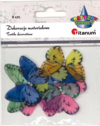 Titanum Ozdoba materiałowa Craft-Fun Series motyle Titanum (25HF001)