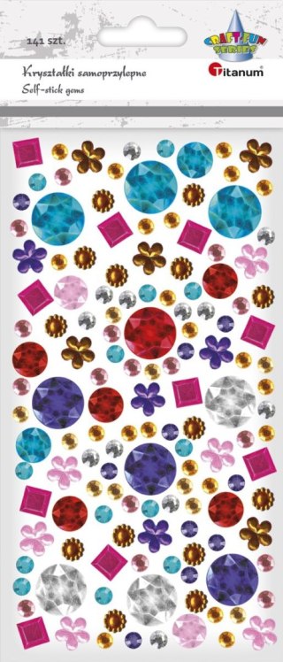 Titanum Kryształki Craft-Fun Series samoprzylepne Mix kształtów mix Titanum