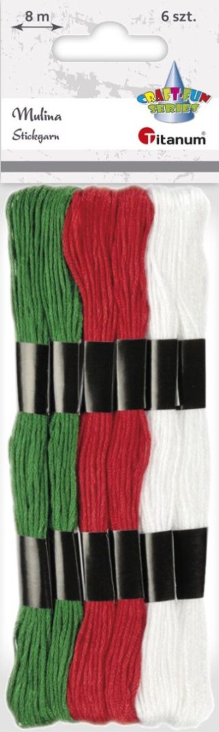 Titanum Mulina Craft-Fun Series XMAS 6 szt. 3 kol. Titanum