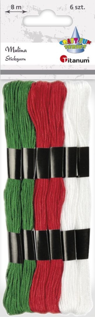 Titanum Mulina Craft-Fun Series XMAS 6 szt. 3 kol. Titanum