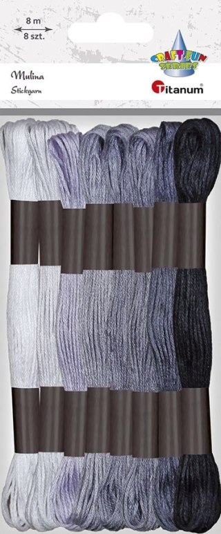 Titanum Mulina Craft-Fun Series tonacja szara 8 kol. Titanum (21DT0514-5)