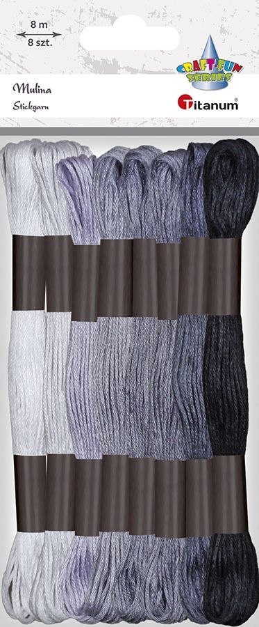 Titanum Mulina Craft-Fun Series tonacja szara 8 kol. Titanum (21DT0514-5)