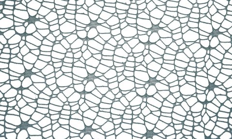 Titanum Ozdoba materiałowa Craft-Fun Series siatka koronkowa niebieska dymna Titanum (25CR0331-22)