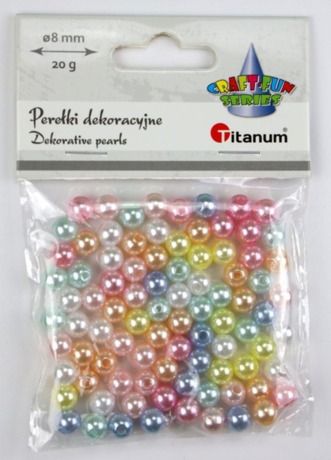 Titanum Perełki Craft-Fun Series 6mm mix Titanum (BJ25042729)