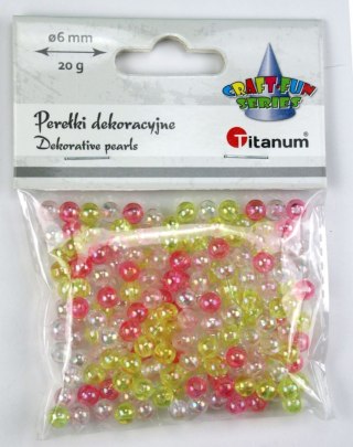 Titanum Perełki Craft-Fun Series 6mm mix Titanum (BJ25042730)