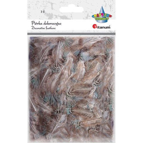 Titanum Piórka Craft-Fun Series 3g brązowy Titanum (A19HT018)