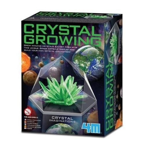 4m Zestaw kreatywny dla dzieci Hodowla Kryształów - zielone 4m (9316)