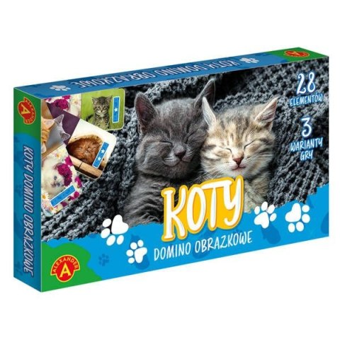 Alexander Gra edukacyjna DOMINO OBRAZKOWE - KOTY Alexander (7860)