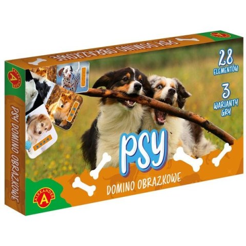 Alexander Gra edukacyjna DOMINO OBRAZKOWE - psy Alexander (7877)