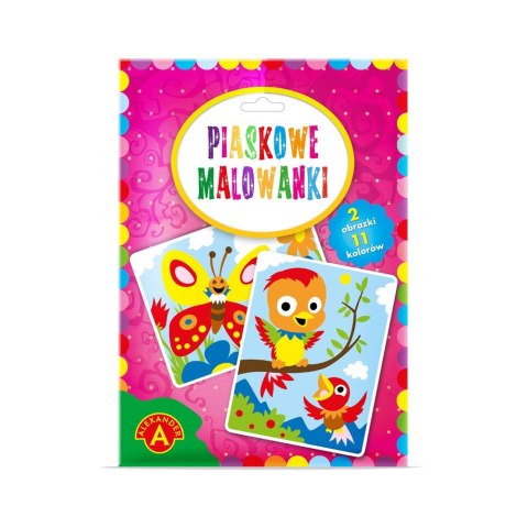 Alexander Książeczka edukacyjna Ptaszki, Motyle paskowe malowanki Alexander