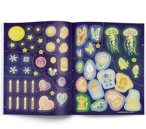 Ameet Książka dla dzieci Disney. Pstryk! Co widać nocą? Ameet (GLO 9101)