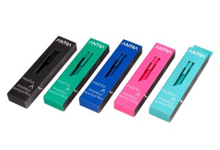 Antra Długopis zielony wkład niebieski Antra