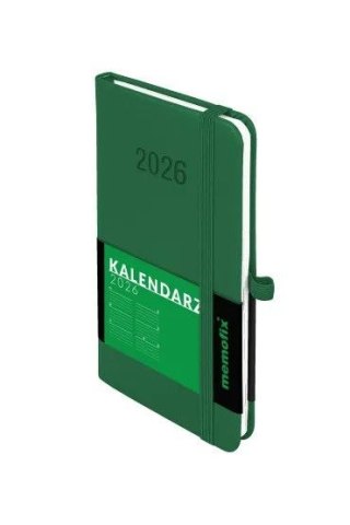 Antra Kalendarz książkowy (terminarz) 2026 MEMOFIX TDW A6 Antra (zielony)