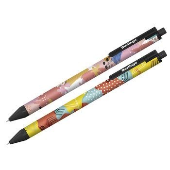 Berlingo Długopis Memphis wkład niebieski 0,5mm Berlingo (4260738999786)