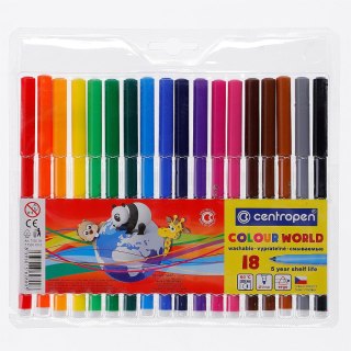 Centropen Flamaster 18 kol. Centropen (775501810)