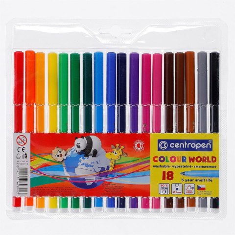 Centropen Flamaster 18 kol. Centropen (775501810)
