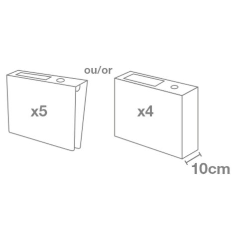 Elba Pudło archiwizacyjne szary tektura [mm:] 345x450x 280 Elba (400061159)