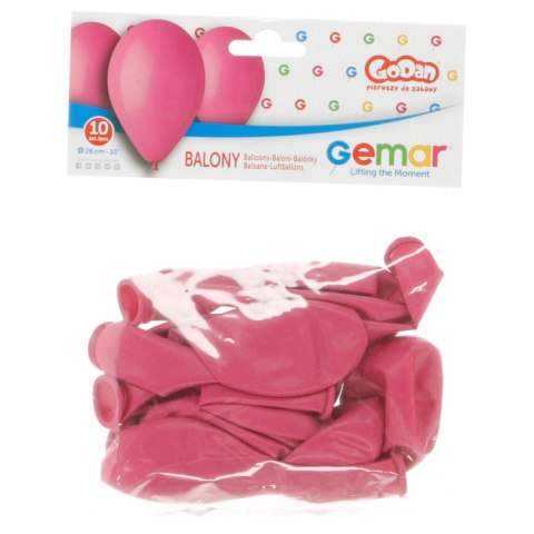 Godan Balon gumowy BALON PASTEL pastelowy bordowa 260mm 10cal Godan (G90/07/10)