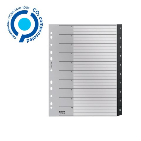 Leitz Przekładka numeryczna Recycle A4 1-10 Leitz (12080000)
