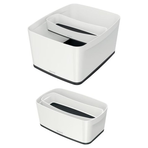 Leitz Przybornik na biurko my box organizer podłużny biało-czarna plastik Leitz (52581095)