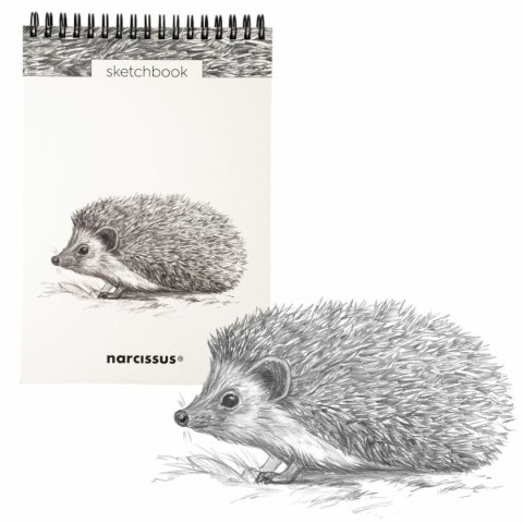 Narcissus Blok artystyczny szkicownik królik A5 120g 60k Narcissus