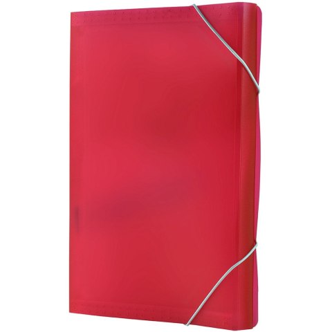 Tetis Teczka z przegródkami harmonijkowa A4 kolor: czerwony 13 przegródek Tetis (BT621-C)