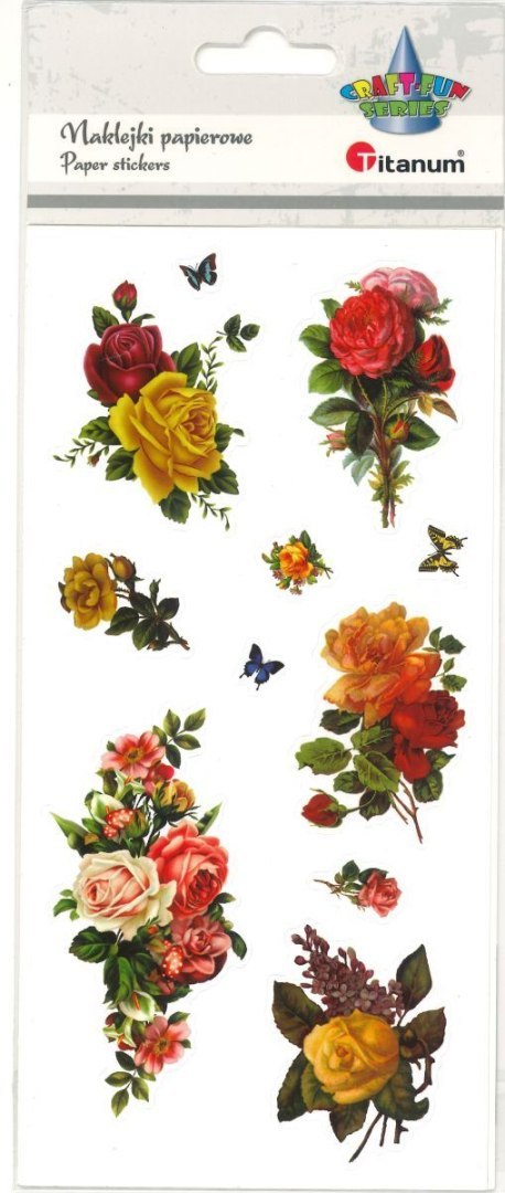 Titanum Naklejka (nalepka) Craft-Fun Series róże Titanum (25BJ033162)