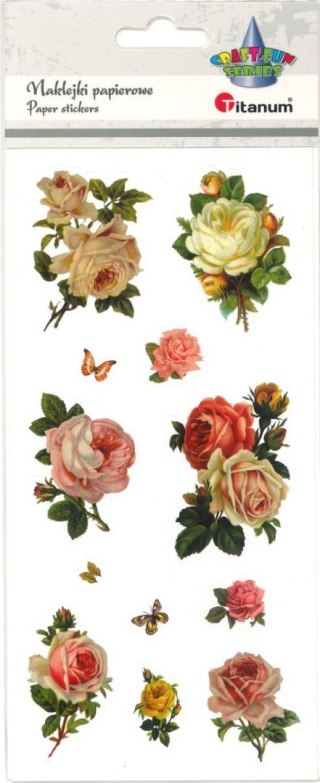 Titanum Naklejka (nalepka) Craft-Fun Series róże Titanum (25BJ033163)