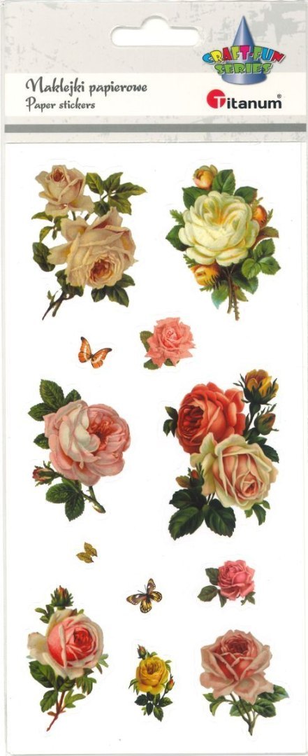 Titanum Naklejka (nalepka) Craft-Fun Series róże Titanum (25BJ033163)