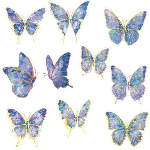 Titanum Naklejka (nalepka) Craft-Fun Series Motyle fioletowe Naklejki foliowe Titanum (25CR003)