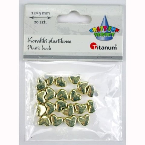 Titanum Koraliki kreatywne Craft-Fun Series lustrzane serca Titanum (25BJ033111)