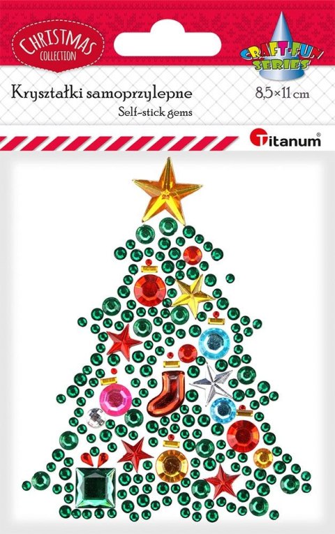 Titanum Kryształki Craft-Fun Series Choinka czerwono-zielony Titanum (24MH1101)