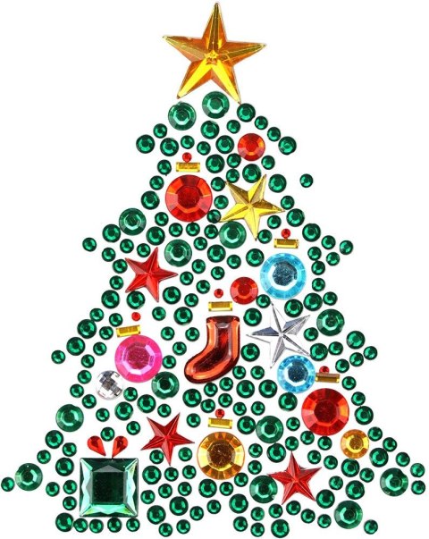 Titanum Kryształki Craft-Fun Series Choinka czerwono-zielony Titanum (24MH1101)