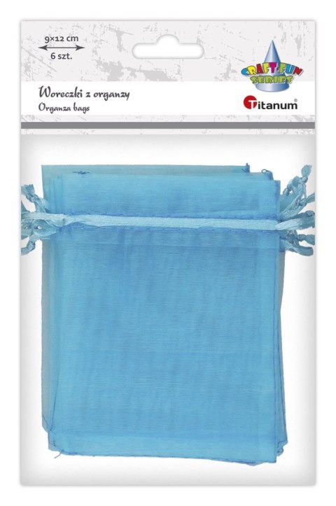 Titanum Organza Craft-Fun Series Woreczki z organzy turkusowy Titanum (25BJ033127-2)