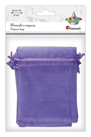 Titanum Organza Craft-Fun Series Woreczki z organzy wrzosowe Titanum (25BJ033127-7)