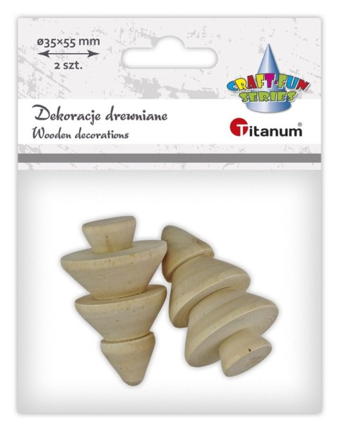 Titanum Ozdoba drewniana Craft-Fun Series choinki Titanum (25BJ033140)