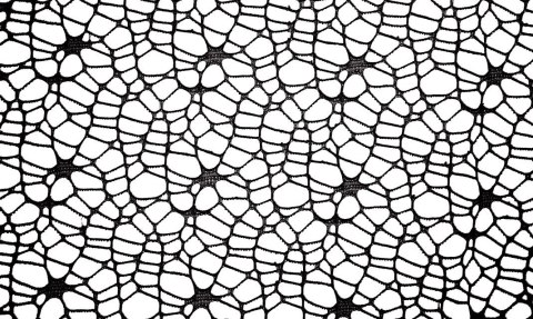 Titanum Ozdoba materiałowa Craft-Fun Series siatka koronkowa czarna Titanum (25CR0331-18)