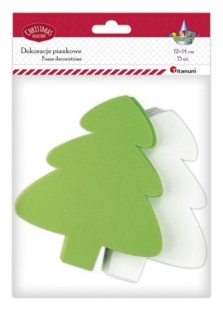Titanum Ozdoba piankowa Craft-Fun Series choinki Titanum (12x14cm X 2mm)