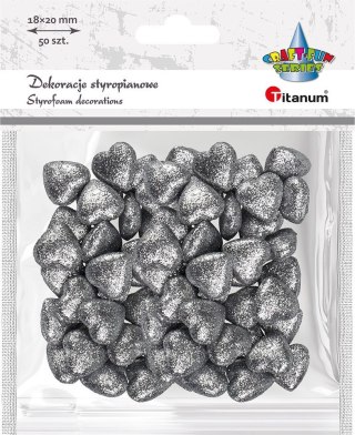 Titanum Ozdoba styropianowa Craft-Fun Series serduszka 20mm Titanum (20YX0326-S)